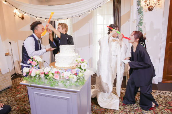 新潟県三条市　長岡市　新潟市　結婚式場　ウェディングパーティー　和装　カラードレス