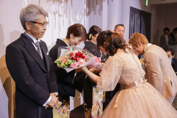 新潟県三条市　長岡市　新潟市　結婚式場　ウェディングパーティー　和装　カラードレス