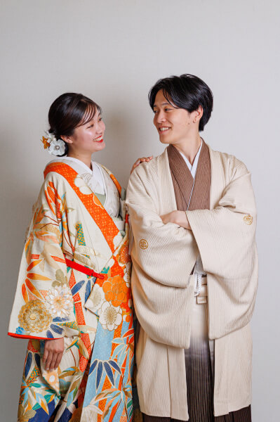 新潟県三条市 結婚式場 ピアザデッレグラツィエ 和婚 白無垢 色打掛 紋服 和装 ロケーションフォト