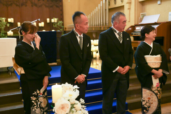 新潟県三条市　長岡市　新潟市　結婚式場　チャペル内人前式　ウェディングドレス　ファーストミート