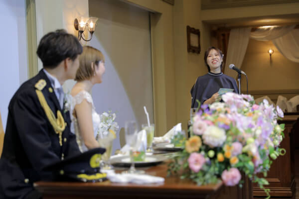 新潟県三条市　長岡市　新潟市　結婚式場　チャペル内人前式　ウェディングドレス