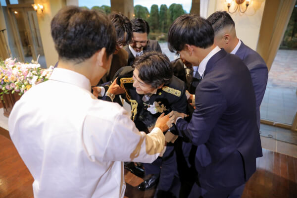 新潟県三条市　長岡市　新潟市　結婚式場　チャペル内人前式　ウェディングドレス