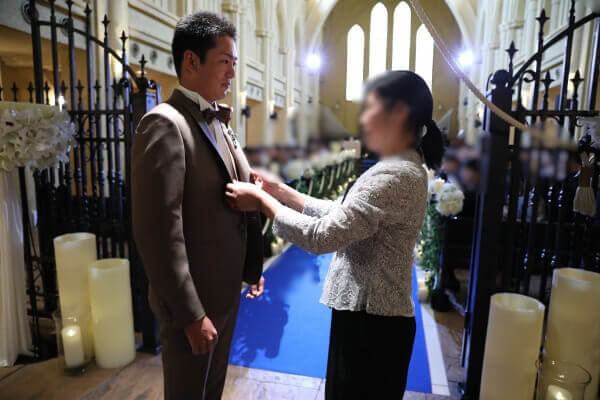 新潟県三条市　長岡市　新潟市　結婚式場　チャペル内人前式　ウェディングドレス　