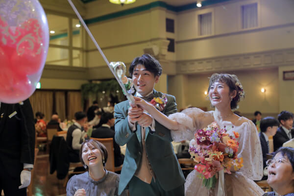 新潟県三条市 長岡市 新潟市 結婚式場 披露宴 カラードレス 演出