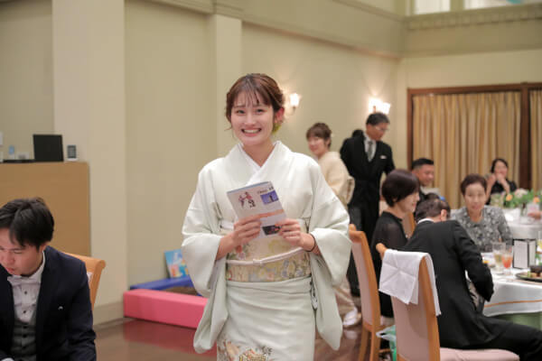 新潟県三条市 長岡市 新潟市 結婚式場 披露宴 カラードレス 演出