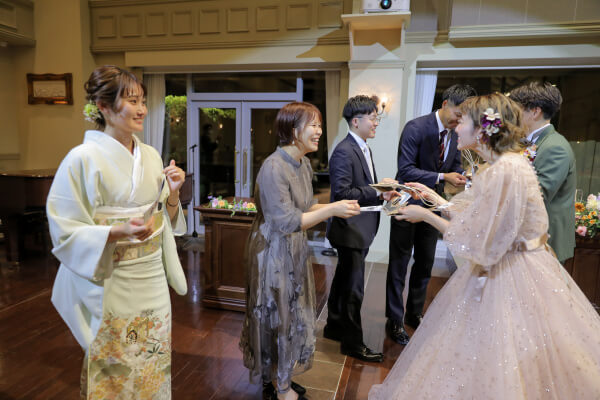 新潟県三条市 長岡市 新潟市 結婚式場 披露宴 カラードレス 演出