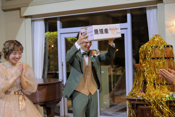 新潟県三条市 長岡市 新潟市 結婚式場 披露宴 カラードレス 演出