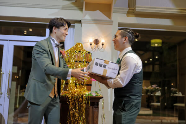 新潟県三条市 長岡市 新潟市 結婚式場 披露宴 カラードレス 演出