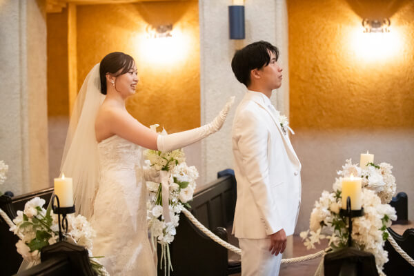 新潟県三条市　長岡市　新潟市　結婚式場　人前挙式　ウェディングドレス　ファーストミート