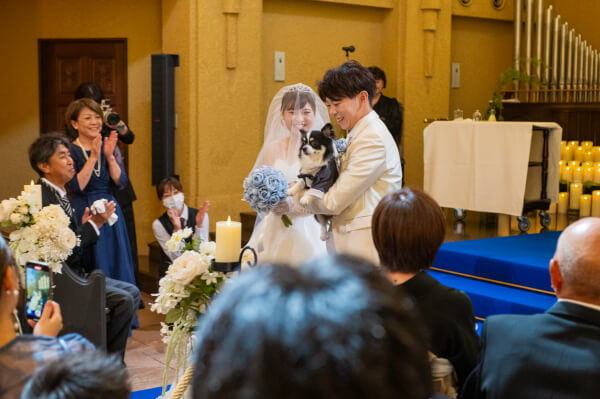 新潟県三条市　長岡市　新潟市　結婚式場　ウェディングドレス  人前挙式　リングドッグ