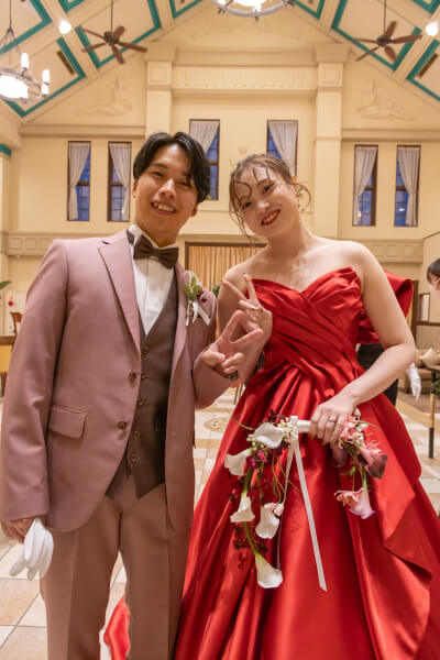 新潟県三条市　長岡市　新潟市　結婚式場　ウェディングドレス  ウェディングパーティー　カラードレス