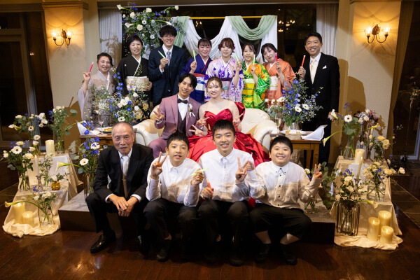 新潟県三条市　長岡市　新潟市　結婚式場　ウェディングドレス  ウェディングパーティー　カラードレス