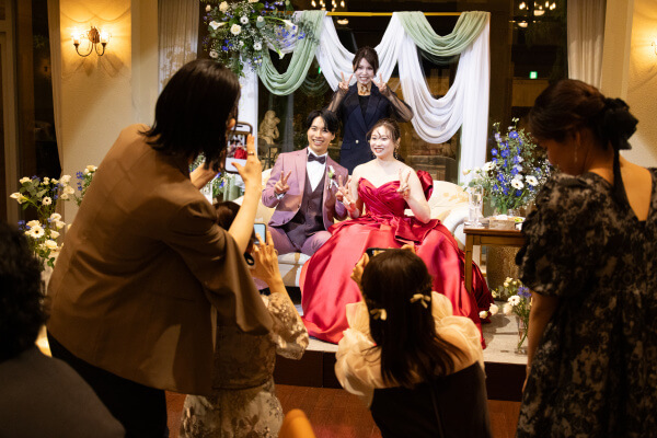 新潟県三条市　長岡市　新潟市　結婚式場　ウェディングドレス  ウェディングパーティー　カラードレス