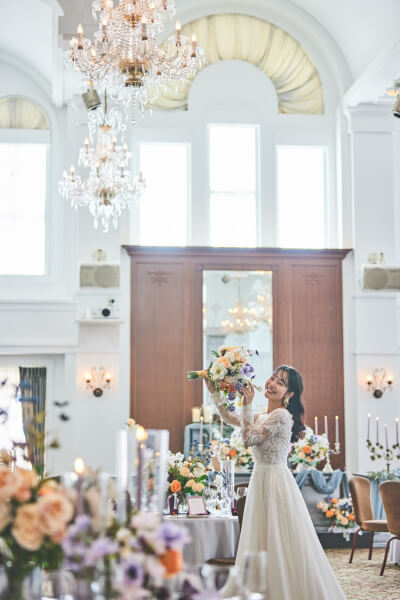 新潟県三条市　長岡市　見附市　結婚式場　ピアザデッレグラツィエ　チャペル　おもてなし　美花嫁　インナー