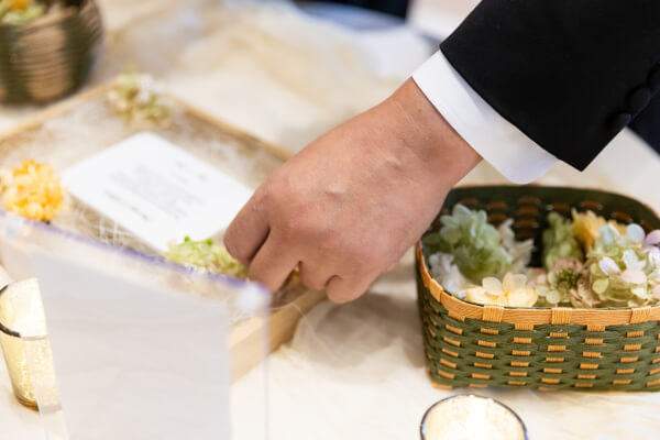 新潟県三条市、長岡市、見附市、結婚式場、ロビー、装飾