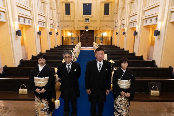 新潟県三条市　長岡市　新潟市　結婚式場　ウェディングドレス   ファミリーミート　人前挙式