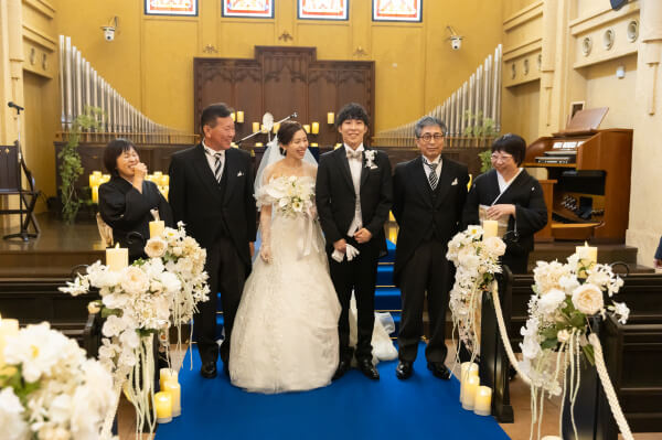 新潟県三条市　長岡市　新潟市　結婚式場　ウェディングドレス   ファミリーミート　人前挙式