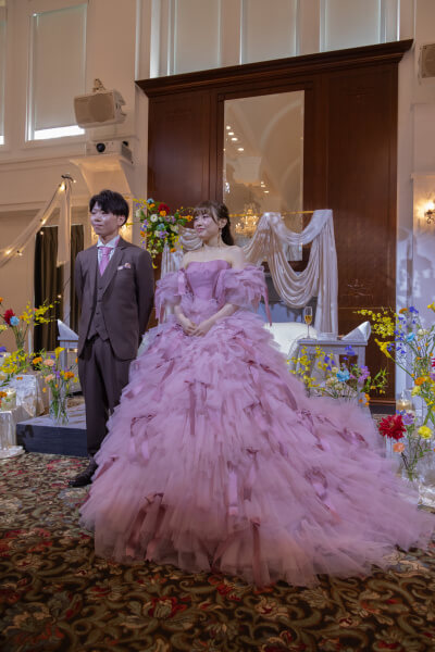 新潟県三条市　長岡市　新潟市　結婚式場　ウェディングドレス  カラードレス　前撮影