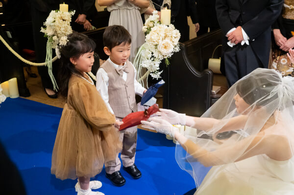 新潟県三条市　長岡市　新潟市　結婚式場　ウェディングドレス　お子様お手伝い　リングガール　リングボーイ　　
フラワーボーイ　トレーンガール　フラワーガール　フラッグボーイ