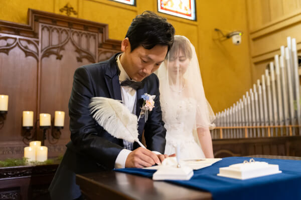 新潟県三条市　長岡市　新潟市　結婚式場　ウェディングドレス 　人前挙式　誓いの言葉　リングガール