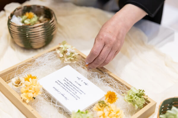 新潟県三条市　長岡市　新潟市　結婚式場　ウェディングドレス 　人前挙式　ゲスト　証明書