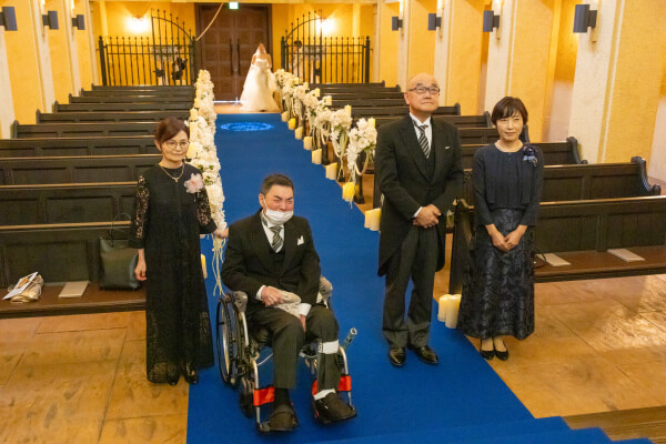 新潟県三条市 長岡市 新潟市 結婚式場 ウェディングドレス チャペル挙式 パパママキッズ婚 リングボーイ ファミリーミート