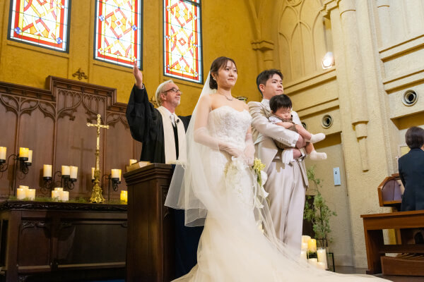 新潟県三条市 長岡市 新潟市 結婚式場 ウェディングドレス チャペル挙式 パパママキッズ婚 リングボーイ
