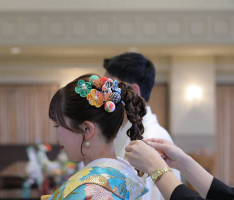 新潟県三条市 長岡市 新潟市 結婚式場 衣裳 ヘアスタイル 小物