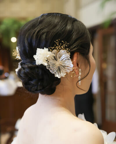 新潟県三条市 長岡市 新潟市 結婚式場 衣裳 ヘアスタイル 小物