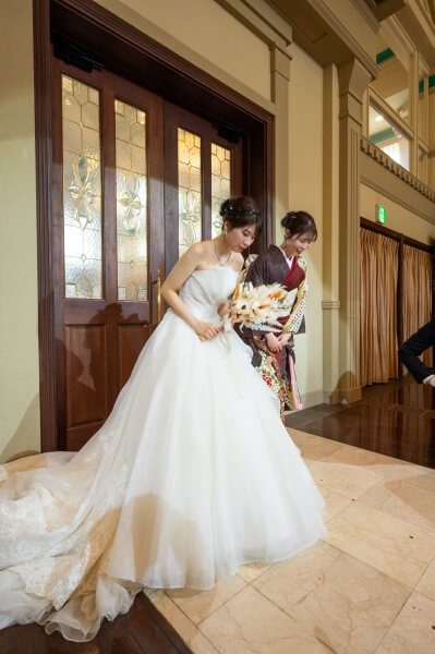 新潟県三条市　長岡市　新潟市　結婚式場　ウェディングドレス 　カラードレス　披露宴　笑顔　感動　ゲスト