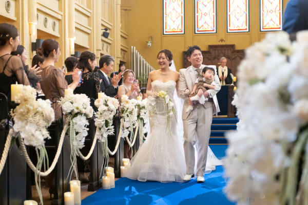新潟県三条市 長岡市 新潟市 結婚式場 ウェディングドレス チャペル挙式 パパママキッズ婚 リングボーイ