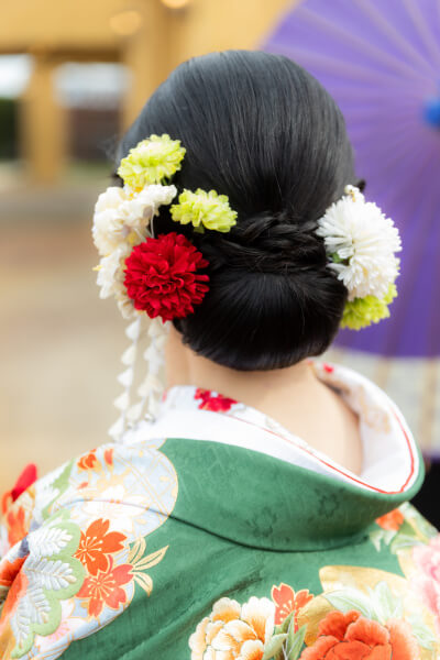 新潟県三条市 長岡市 新潟市 結婚式場 衣裳 ヘアスタイル 小物