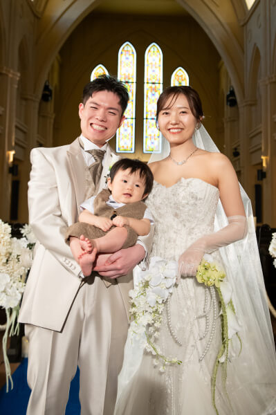 新潟県三条市 長岡市 新潟市 結婚式場 ウェディングドレス チャペル挙式 パパママキッズ婚 リングボーイ