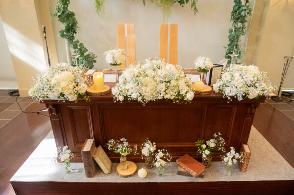 新潟県三条市、長岡市、結婚式場、会場、装飾