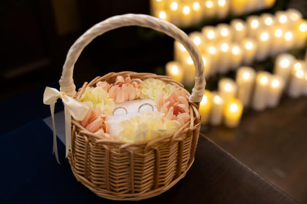 新潟県三条市　長岡市　新潟市　結婚式場　ウェディングドレス 　カラードレス　挙式　リングピロー　指輪