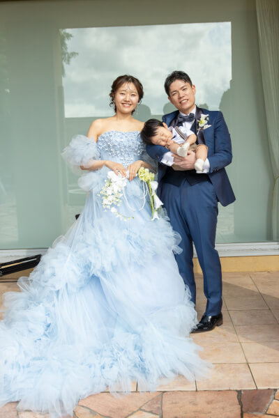新潟県三条市 長岡市 新潟市 結婚式場 ウェディングドレス パパママキッズ婚 ウェディングパーティー カラードレス