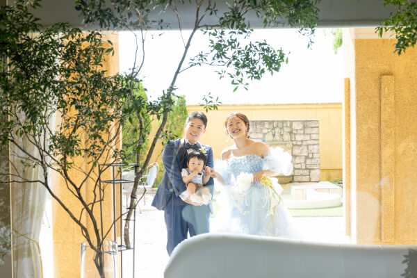 新潟県三条市 長岡市 新潟市 結婚式場 ウェディングドレス パパママキッズ婚 ウェディングパーティー カラードレス