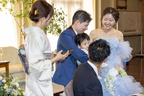 新潟県三条市 長岡市 新潟市 結婚式場 ウェディングドレス パパママキッズ婚 ウェディングパーティー カラードレス