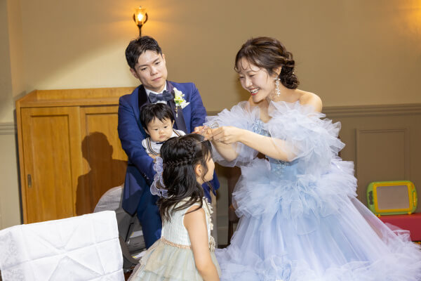 新潟県三条市 長岡市 新潟市 結婚式場 ウェディングドレス パパママキッズ婚 ウェディングパーティー カラードレス