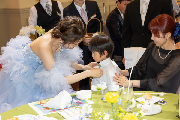 新潟県三条市 長岡市 新潟市 結婚式場 ウェディングドレス パパママキッズ婚 ウェディングパーティー カラードレス
