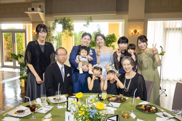 新潟県三条市 長岡市 新潟市 結婚式場 ウェディングドレス パパママキッズ婚 ウェディングパーティー カラードレス