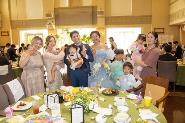 新潟県三条市 長岡市 新潟市 結婚式場 ウェディングドレス パパママキッズ婚 ウェディングパーティー カラードレス