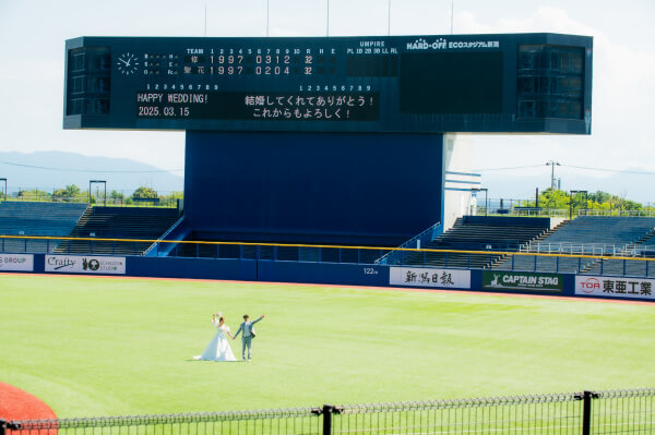 新潟県三条市 長岡市 新潟市 結婚式場 ウェディングドレス ウェディ カラードレス ロケーションフォト 前撮り 前撮影