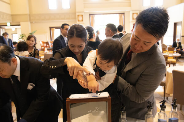 新潟県三条市　長岡市　新潟市　結婚式場　ウェディングドレス 　人前挙式　ベールダウン　サンドセレモニー