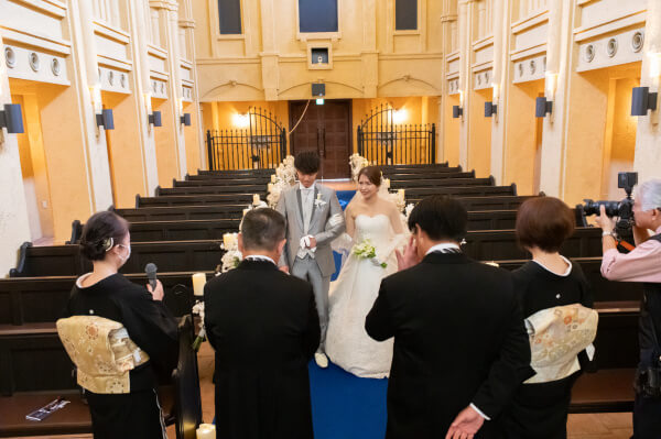 新潟県三条市　長岡市　新潟市　結婚式場　ウェディングドレス 　人前挙式　ファミリーミート