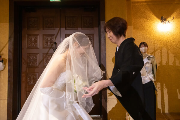 新潟県三条市　長岡市　新潟市　結婚式場　ウェディングドレス 　人前挙式　ベールダウン　サンドセレモニー