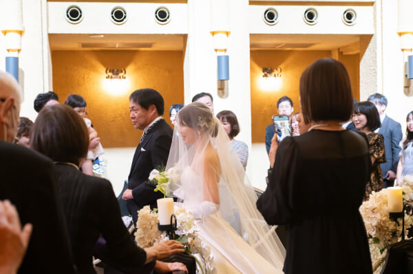 新潟県三条市　長岡市　新潟市　結婚式場　ウェディングドレス 　人前挙式　ベールダウン　サンドセレモニー