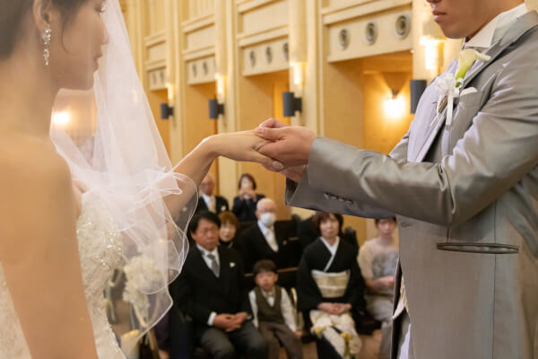 新潟県三条市　長岡市　新潟市　結婚式場　ウェディングドレス 　人前挙式　ベールダウン　サンドセレモニー