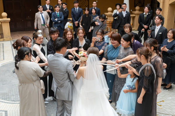 新潟県三条市　長岡市　新潟市　結婚式場　ウェディングドレス 　人前挙式　ベールダウン　サンドセレモニー