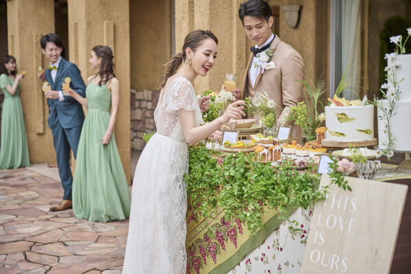 新潟県三条市 長岡市 見附市 結婚式場 パーティレポート ブログ デザートブッフェ 人気演出